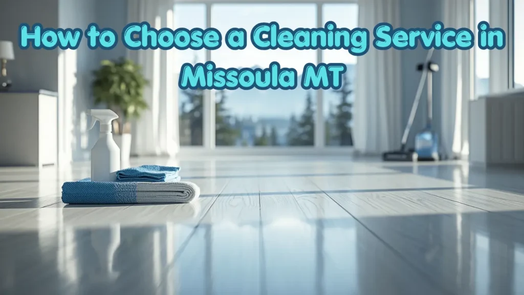 how to choose a cleaning services in missoula mt